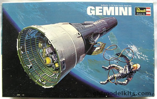Revell 1/24 NASA/McDonnell Gemini Spacecraft, H1835-300 plastic model kit